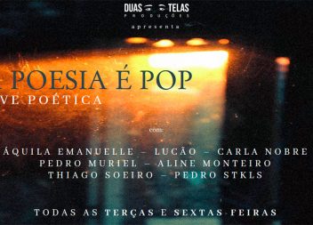 Poetas brasileiros mostram seus olhares e visões poéticas em série de lives