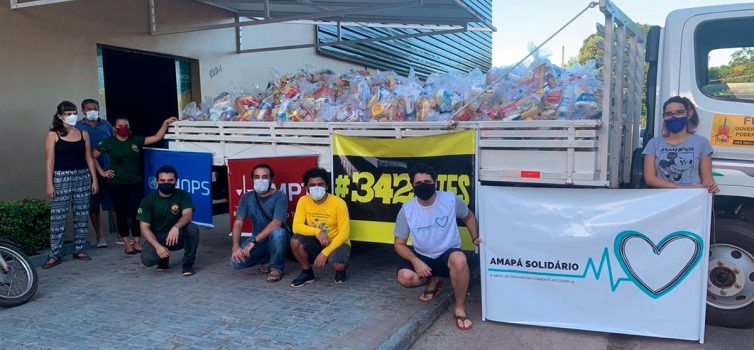 Movimento Amapá Solidário, MPT e UNOPS entregam cestas para comunidades indígenas