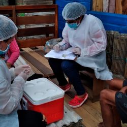 Vacinação contra a Covid-19 chega às comunidades ribeirinhas de Santana