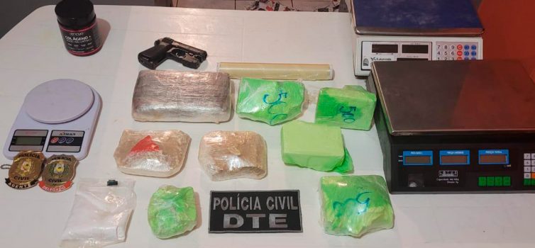Polícia Civil apreende mais 4,5 quilos de drogas da mesma facção criminosa