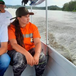 Clécio acompanha situação da enchente em Laranjal e Vitória do Jari